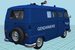 Gendarmerie Van Renault Estafette Gendarmerie-2